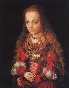 CRANACH, Lucas the Elder A Princess of Saxony dfg oil on canvas
